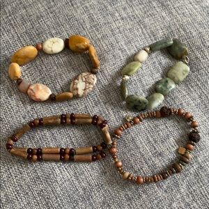 Stretch stone bracelets